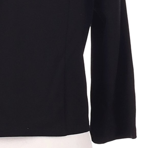 🖤 High Quality Sophisticated Black Long Sleeve Crop Cardigan Jacket - L - Picture 5 of 16